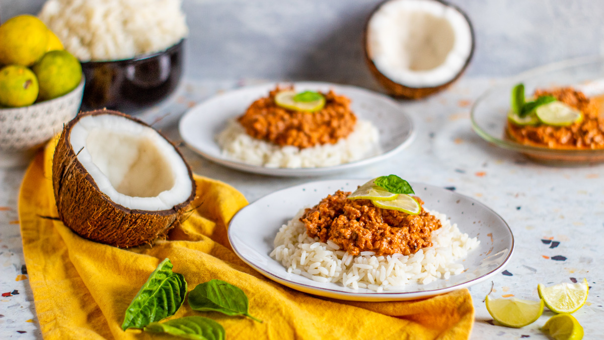 Thai minced best sale beef curry